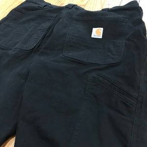 Carhartt Black Relaxed Fit Men’s Canvas Work Pant